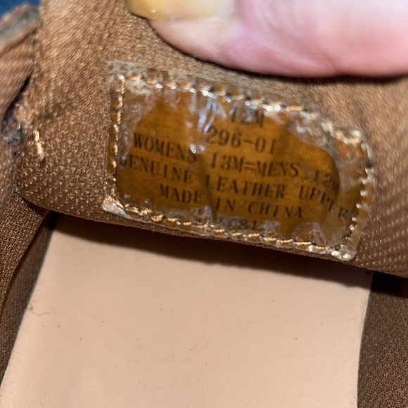 Men’s Dr. Zen Size 12 Brown Tie Shoes. Never worn - Picture 5 of 5